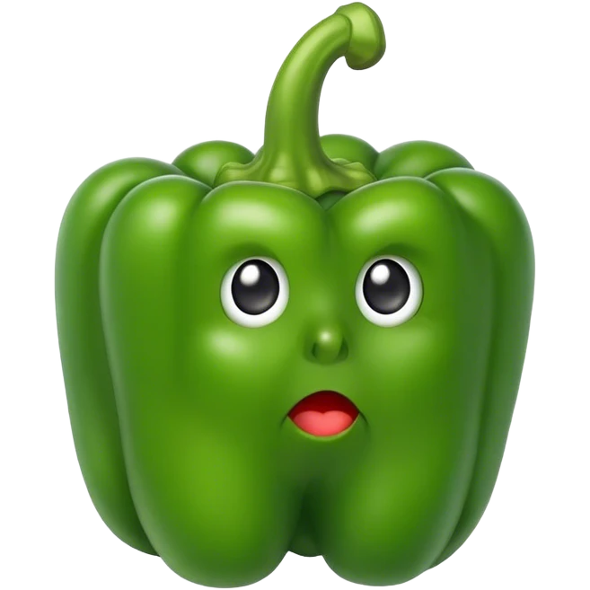 Green Bell pepper emoji