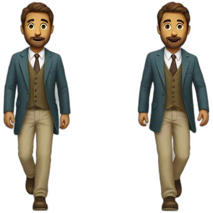 walkingmanjulianopie emoji