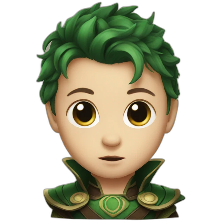 baby Loki with big head emoji
