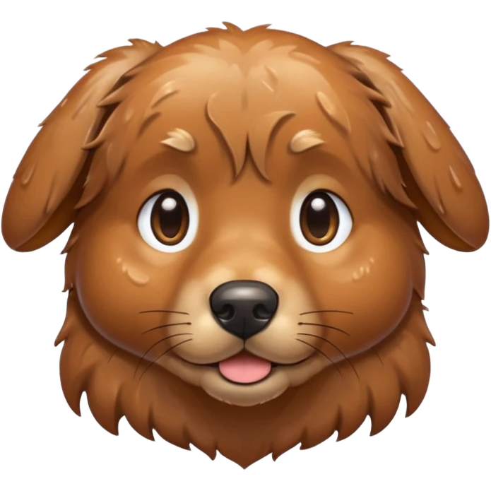 Bathing dog emoji