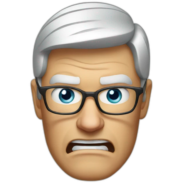 Angry Tim Cook emoji