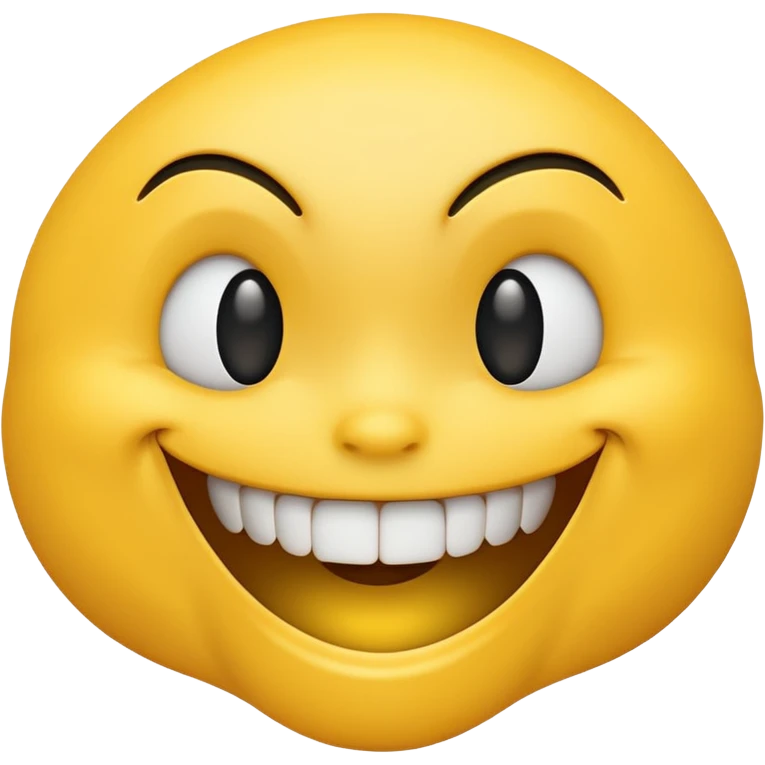 Scary smile emoji  emoji