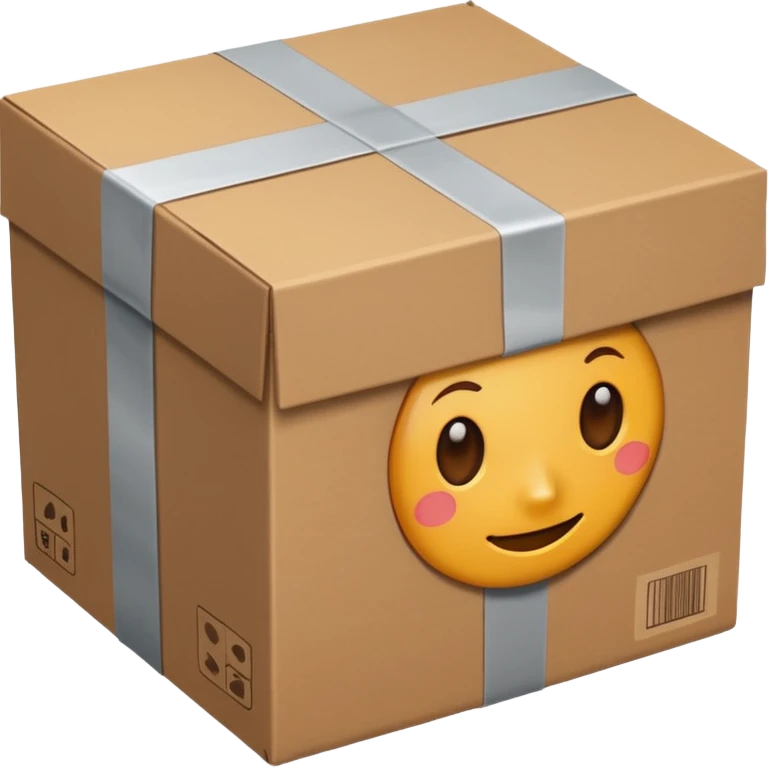 box normal package delivery emoji
