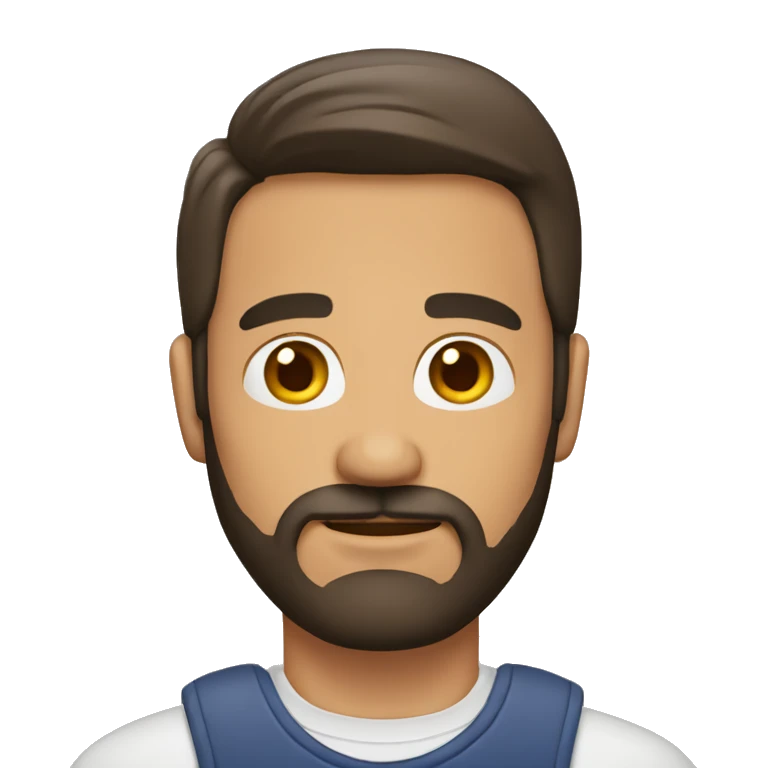 Hombre adulto sin pelo sin barba emoji