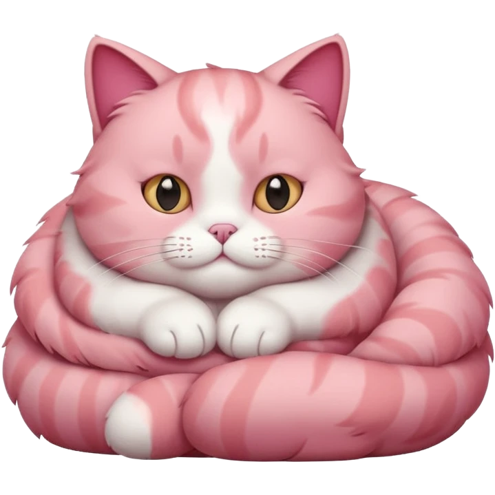 fat pink cat emoji