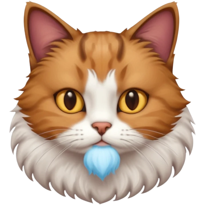 cat in white t-shirt emoji