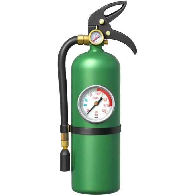 green fire extinguisher  emoji