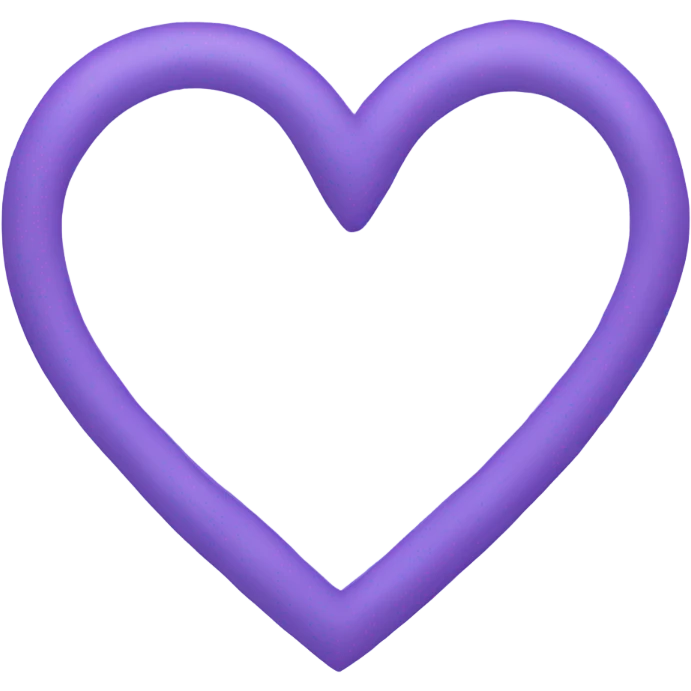 lavender heart  emoji