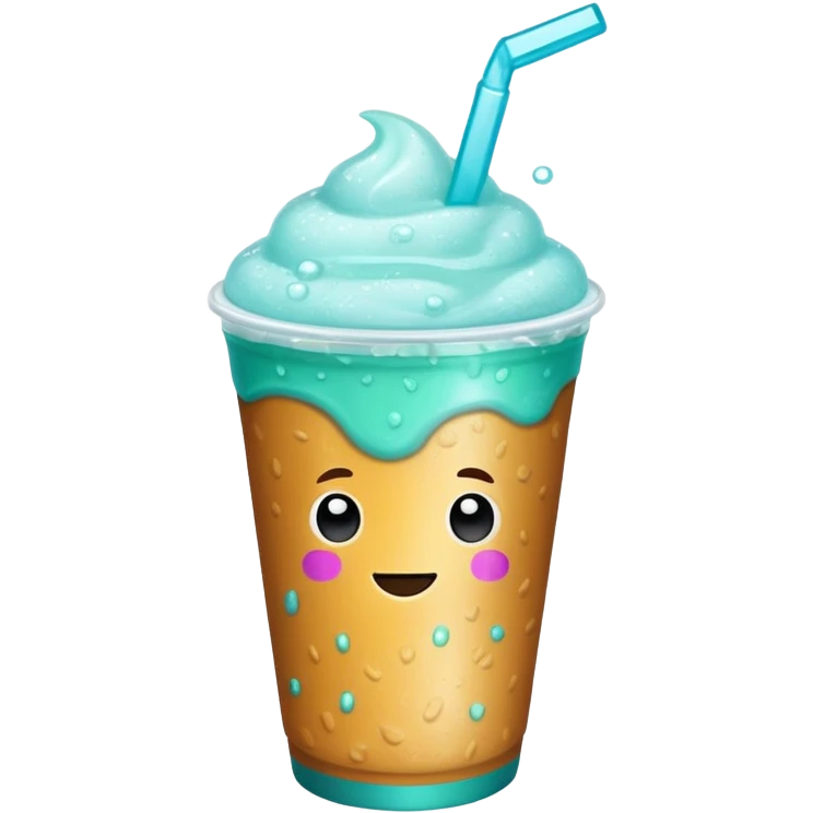 baja blast in a tacobell cup emoji