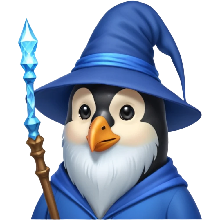 Penguin Wizard emoji
