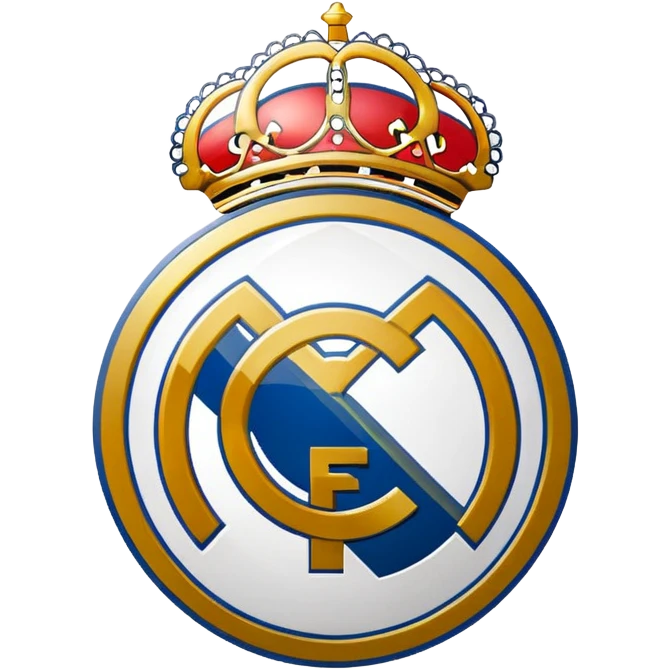 Real Madrid logo drawing  emoji