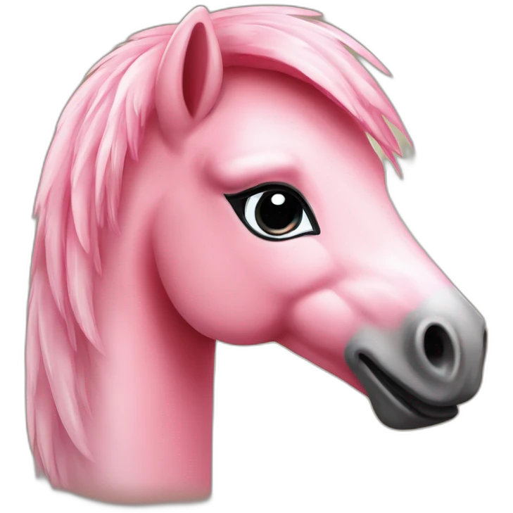 flamant-rose poney fume emoji