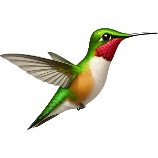 hummingbird with letter F backwards emoji