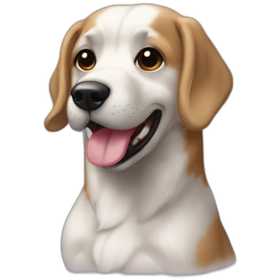 Chien doigt d'honneur emoji