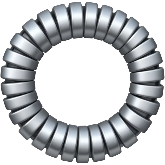 a metal spring emoji