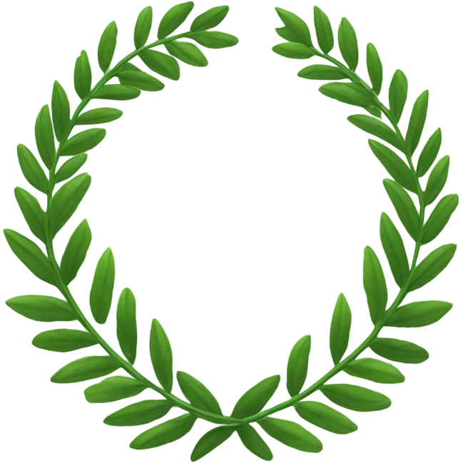 Laurel wreath emoji