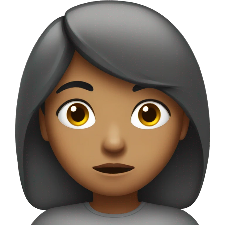 Annoyed girl  emoji