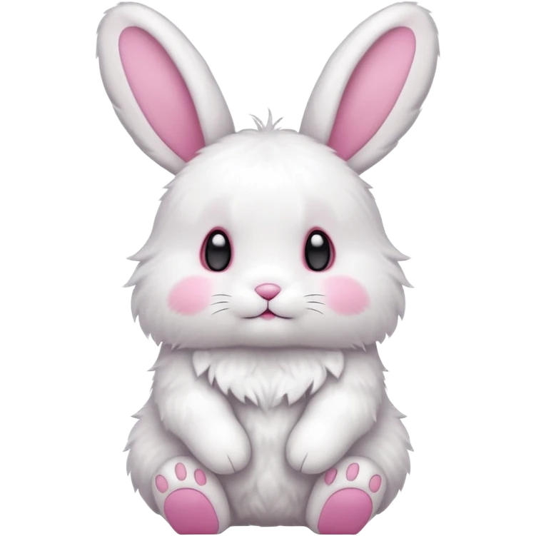 very cute fullbody bunny uwu cuuuute emoji