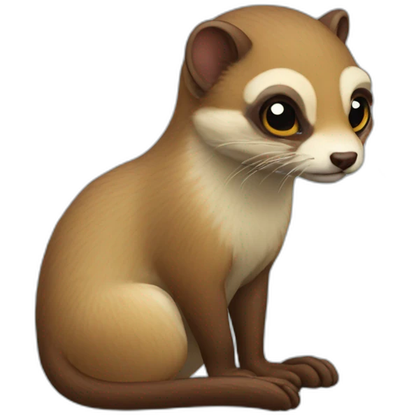 really weird weasel emoji