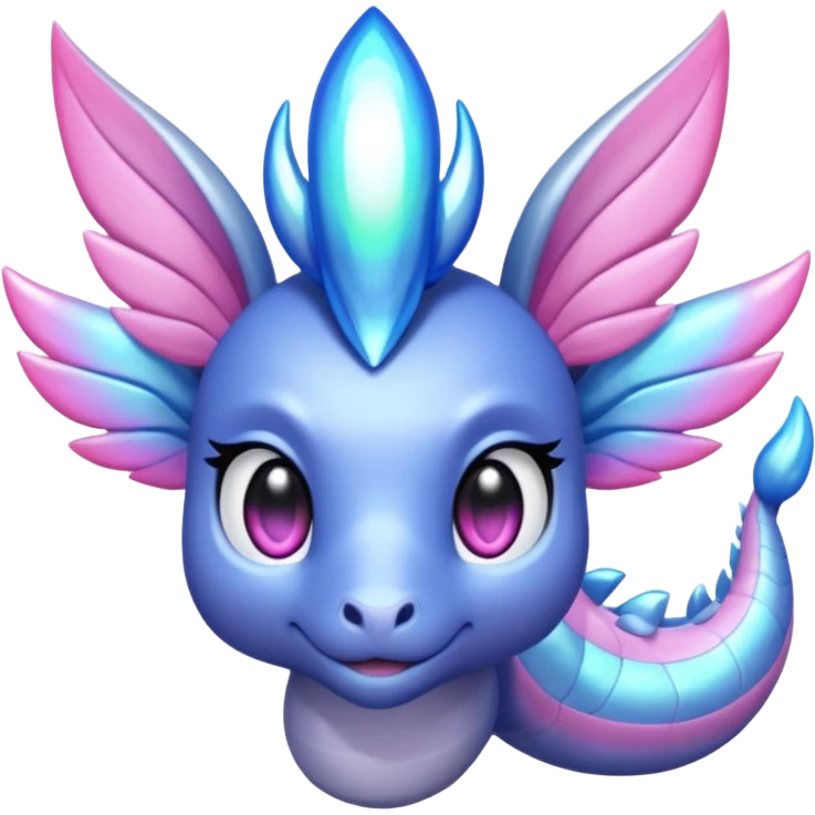 Pokemon legendary azul and pink palkia emoji