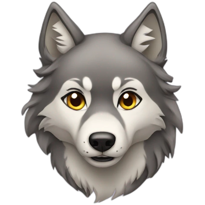Female wolf  emoji