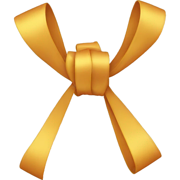 Aesthetic bow emoji