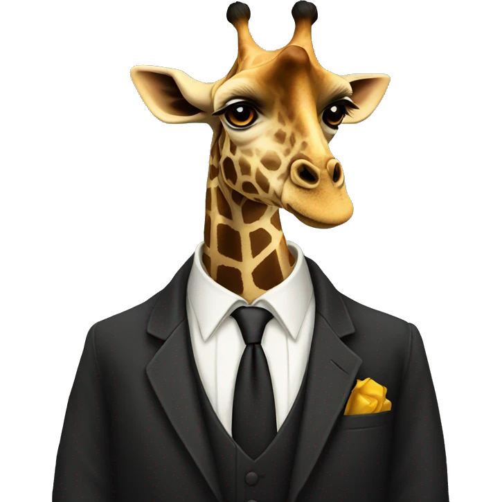 The godfather but he’s a giraffe  emoji
