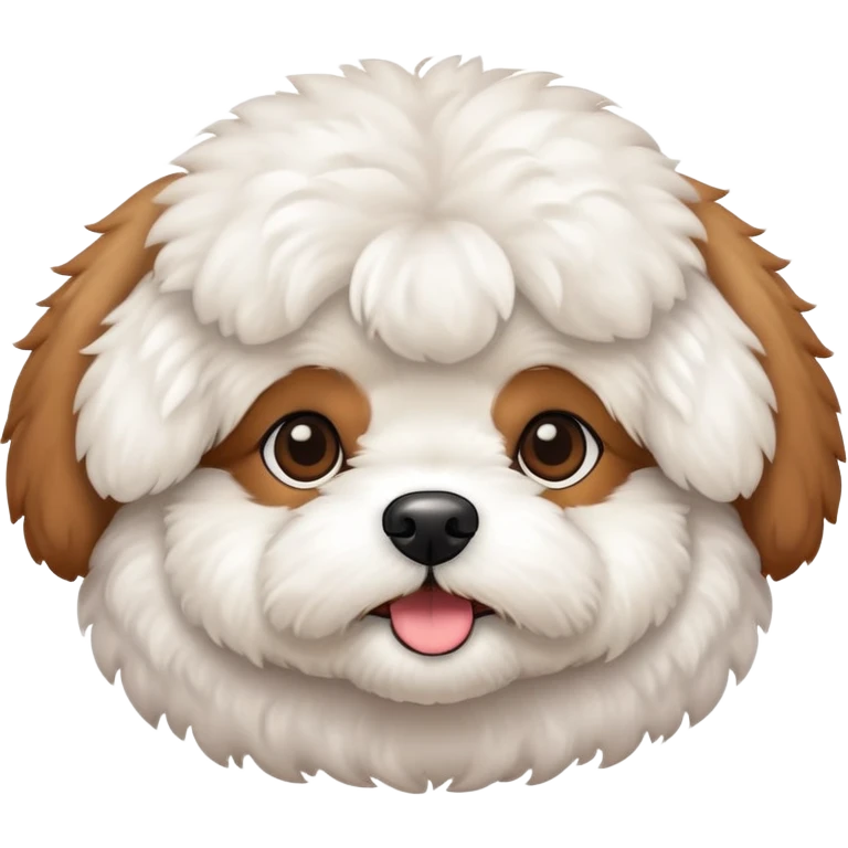 Bichon brown color emoji