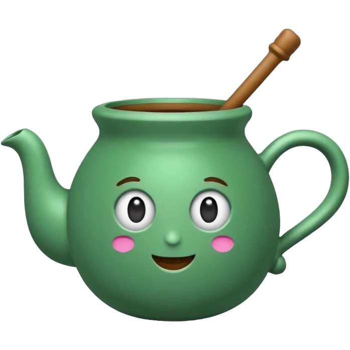 Mate com a cuia roxa emoji