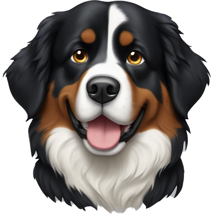 Bernese mountain dog  emoji