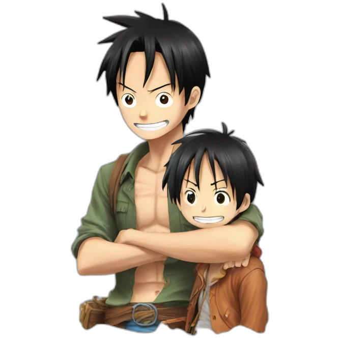 Luffy et eren emoji