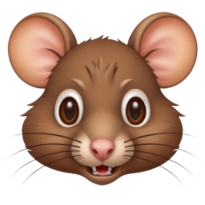 a crazy rat emoji