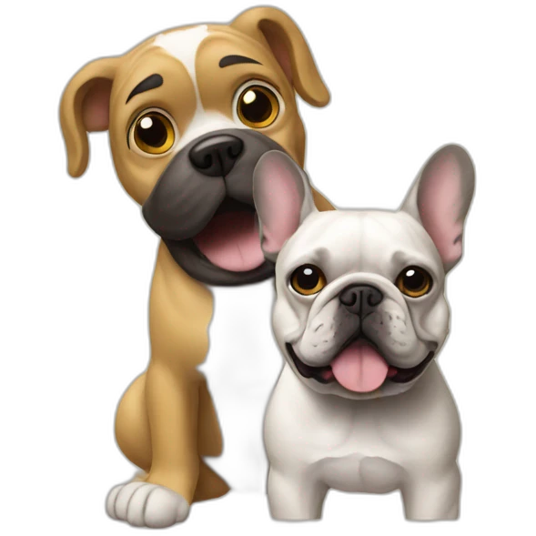 homer with french bulldog emoji