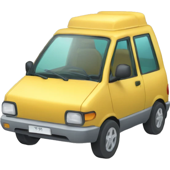 Le Pokémon évoli qui conduit une voiture  emoji