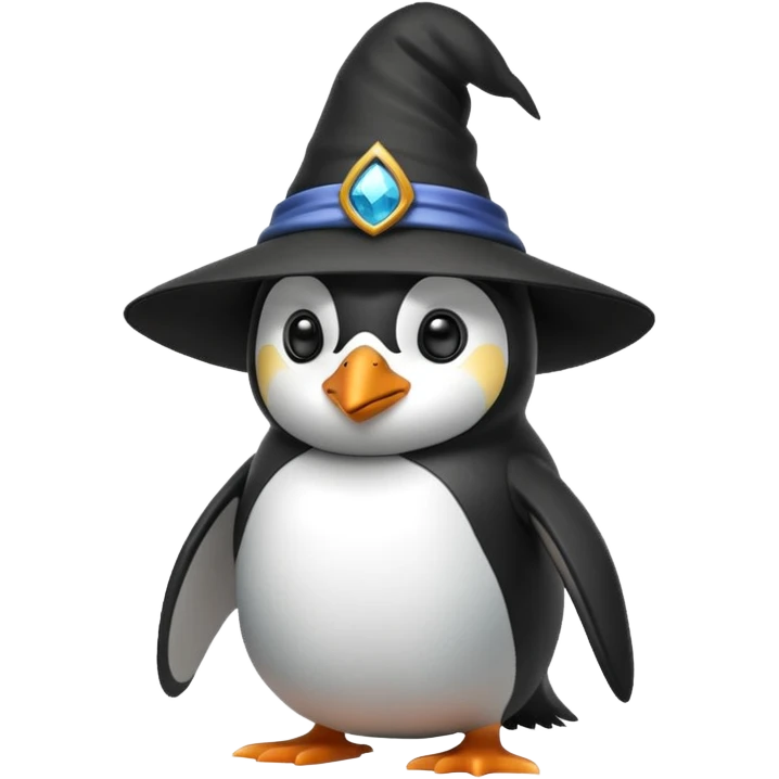 Penguin Wizard emoji