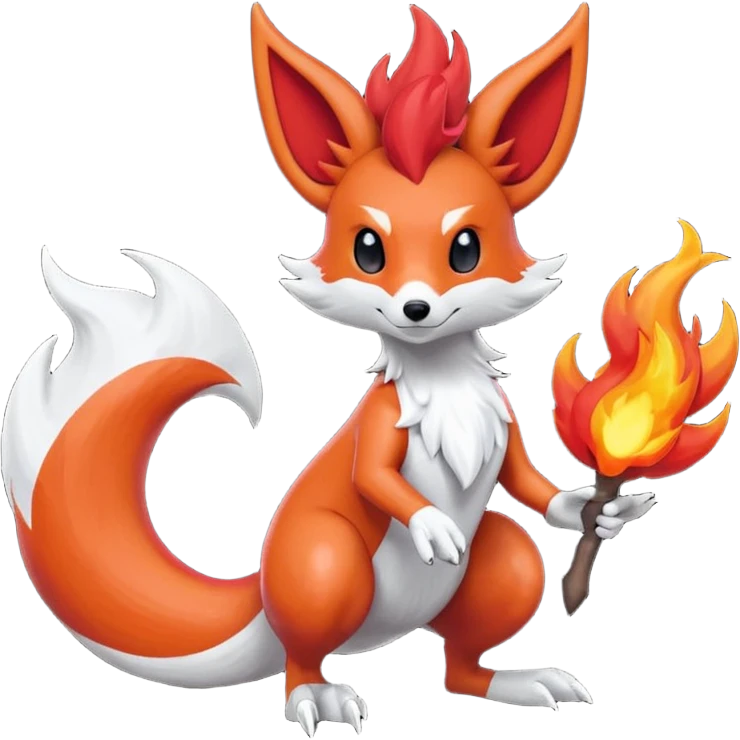 Salandit-Salamence-Foxy-Braixen-fusion emoji