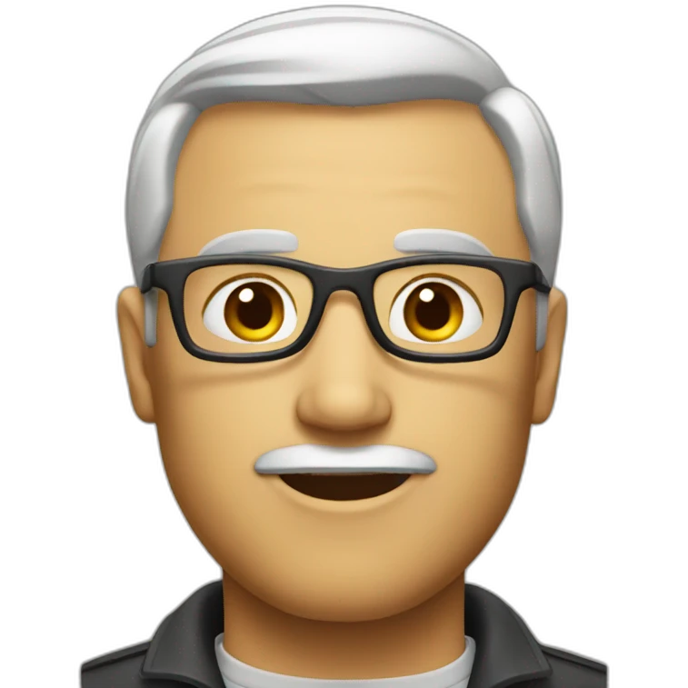 Smart man emoji