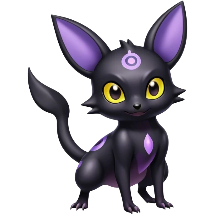 Shiny Dark Noibat-Umbreon-fusion-hybrid full body emoji