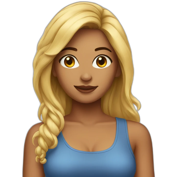 Hot girl emoji