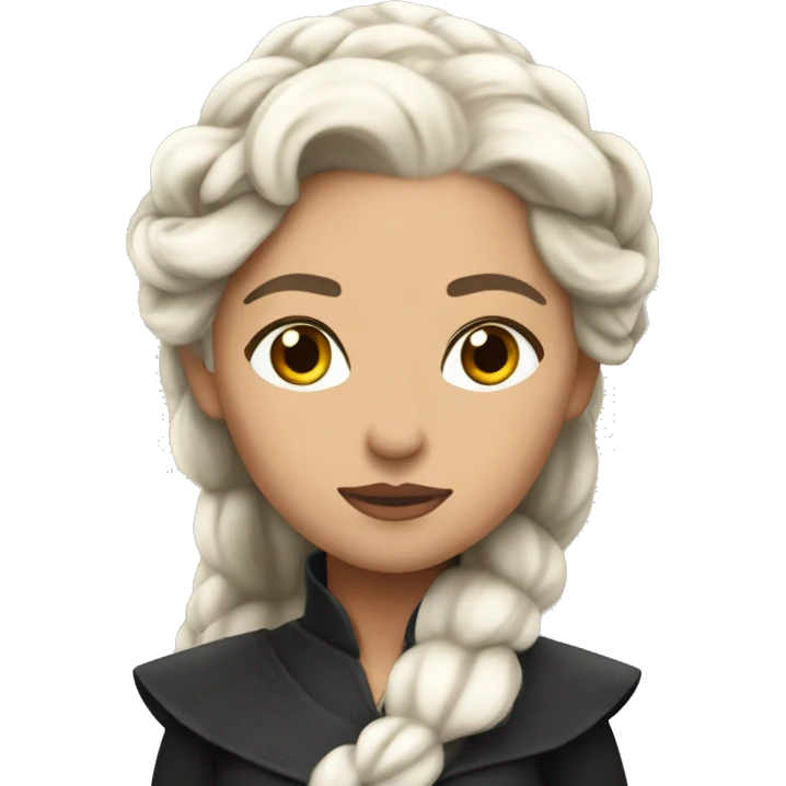 daenerys targaryen black emoji