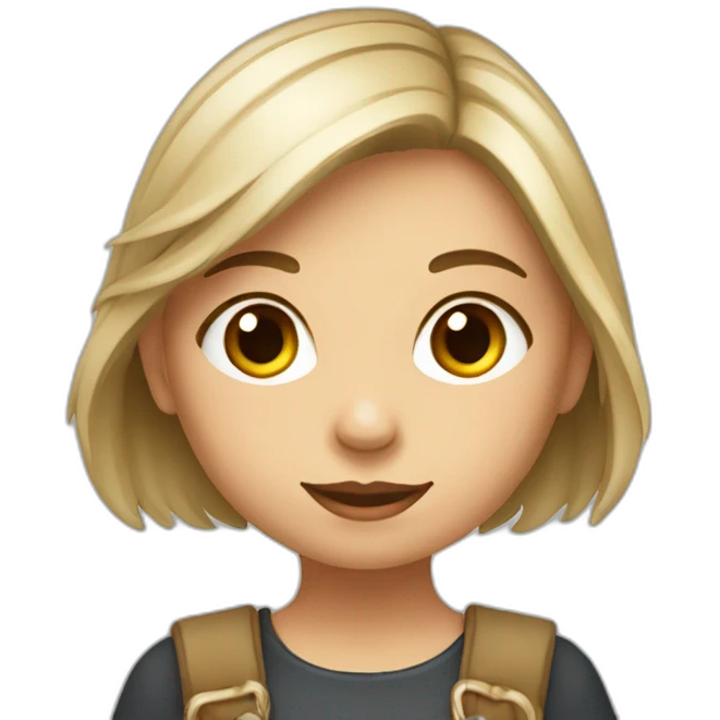fille déguisé en lapin avec décoleté emoji