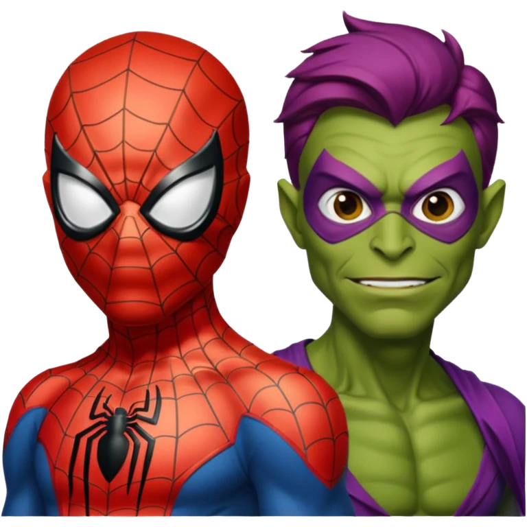 Spiderman's Green goblin classic emoji