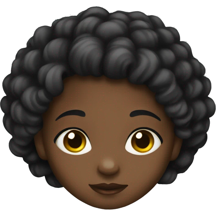 Black baby girl  emoji