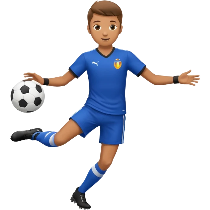 soccer player doing ball tricks emoji