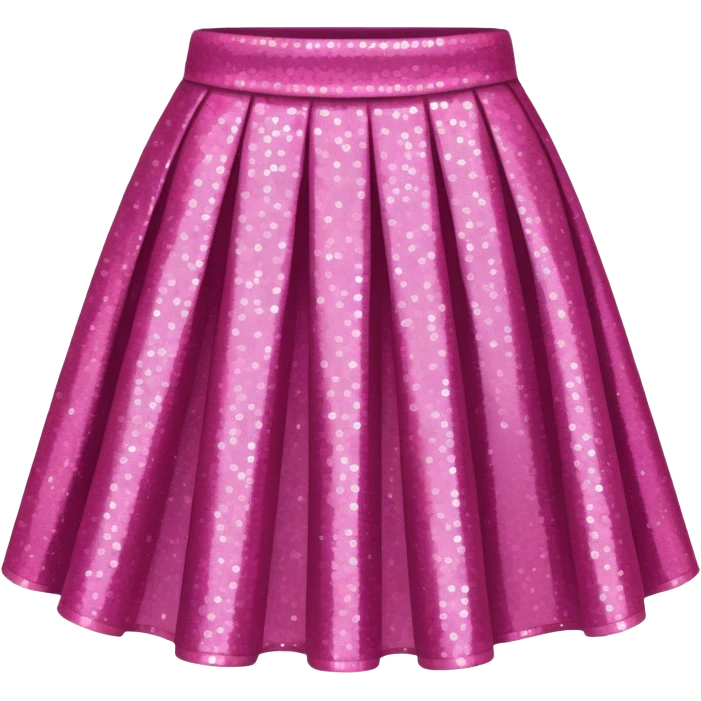 pink sparkly skirt emoji