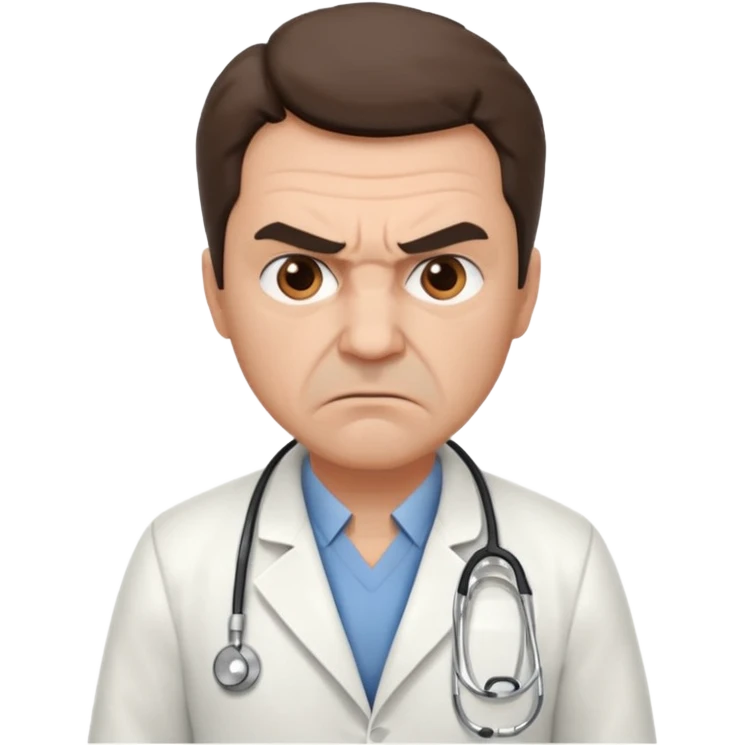 angry doctor emoji