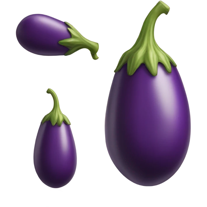 Eggplant in wrapper  emoji