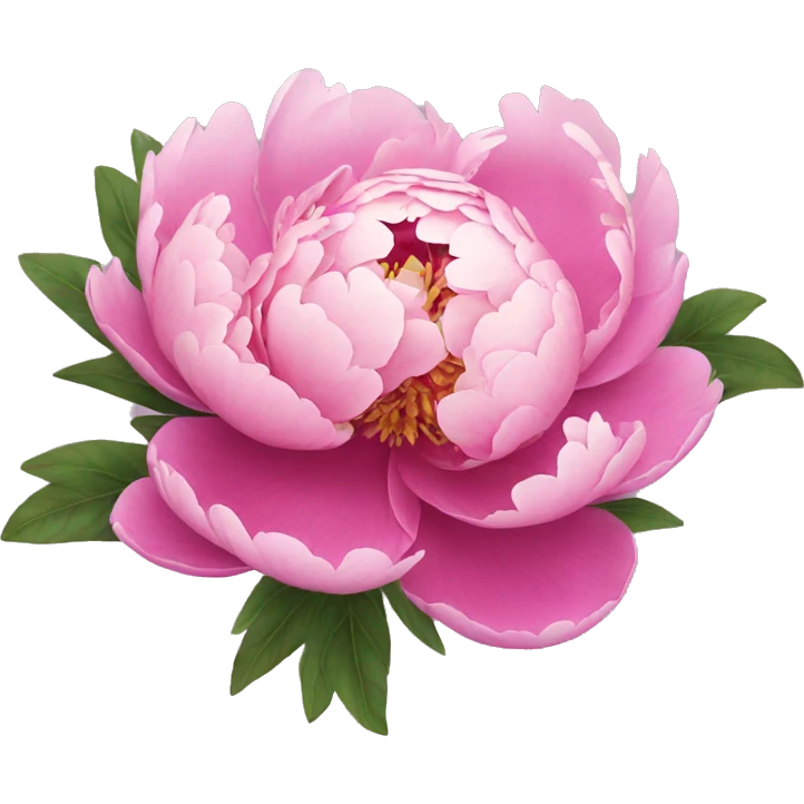 pink peony emoji