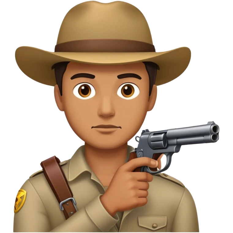 man with gun emoji