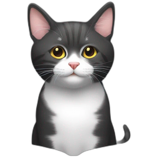 Кот с бантом emoji